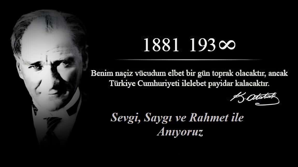 10 Kasım Atatürk'ü Anma Günü